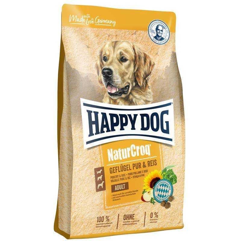 Корм для дорослих собак Happy Dog NaturCroq Geflugel Pur & Reis з птицею та рисом 4 кг (60512)