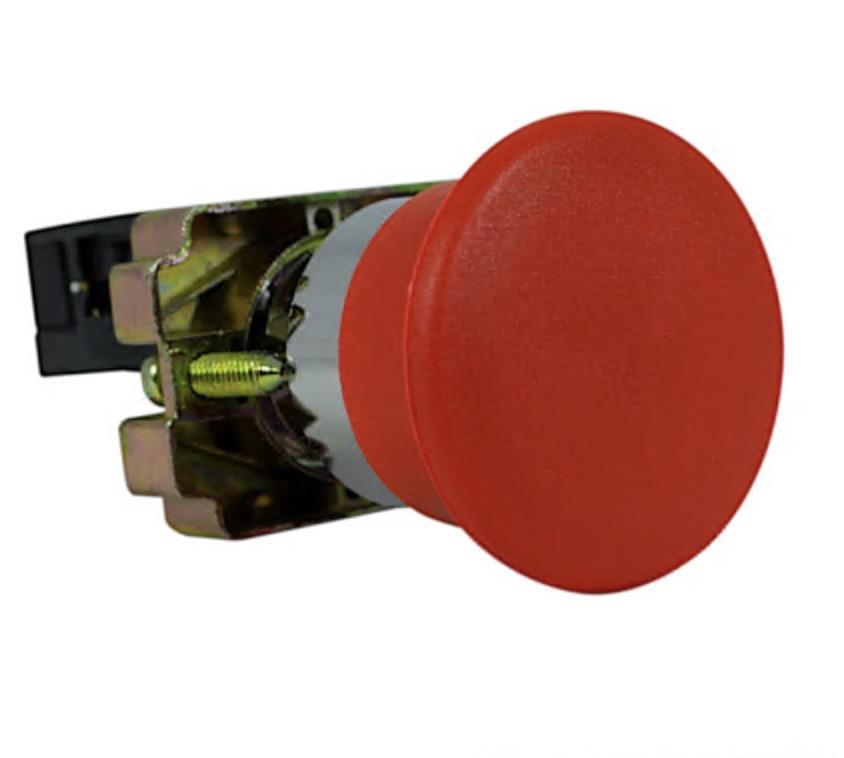 Кнопка Стоп АСКО-УКРЕМ XB2-BC42 грибок Красный (00000003578)