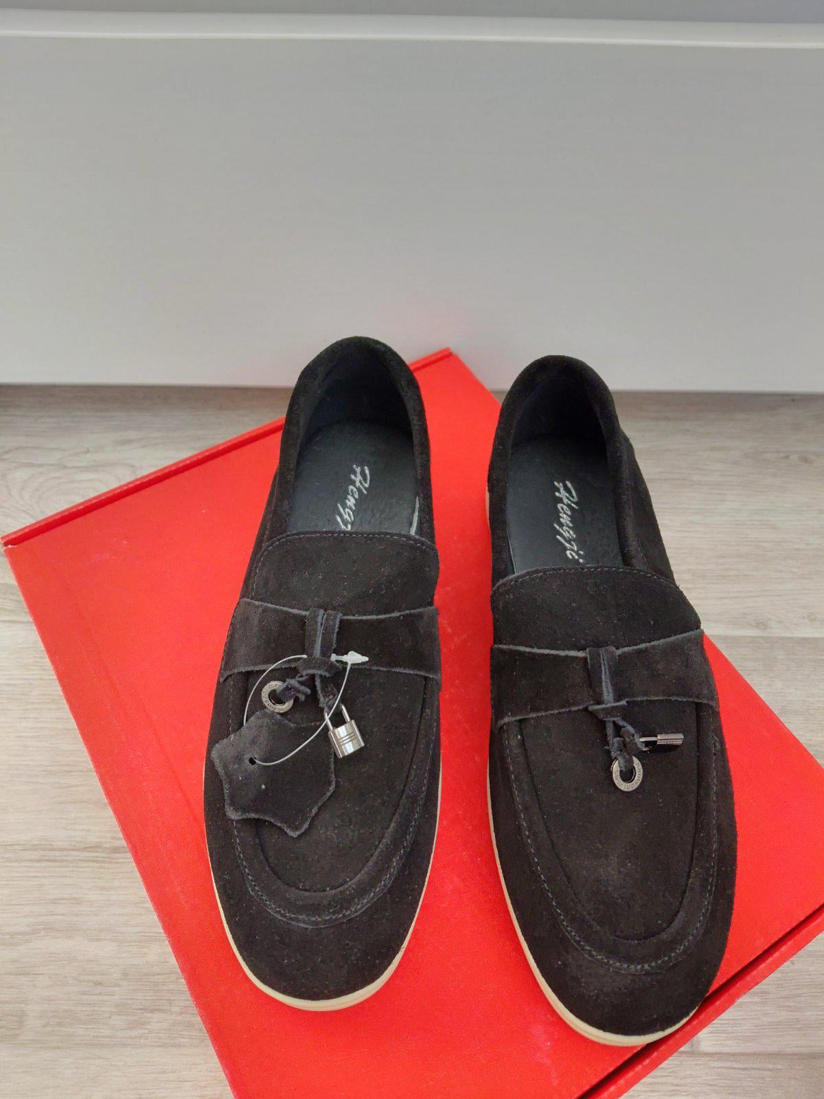 Лофери з натурального замшу р. 41 (455-1)