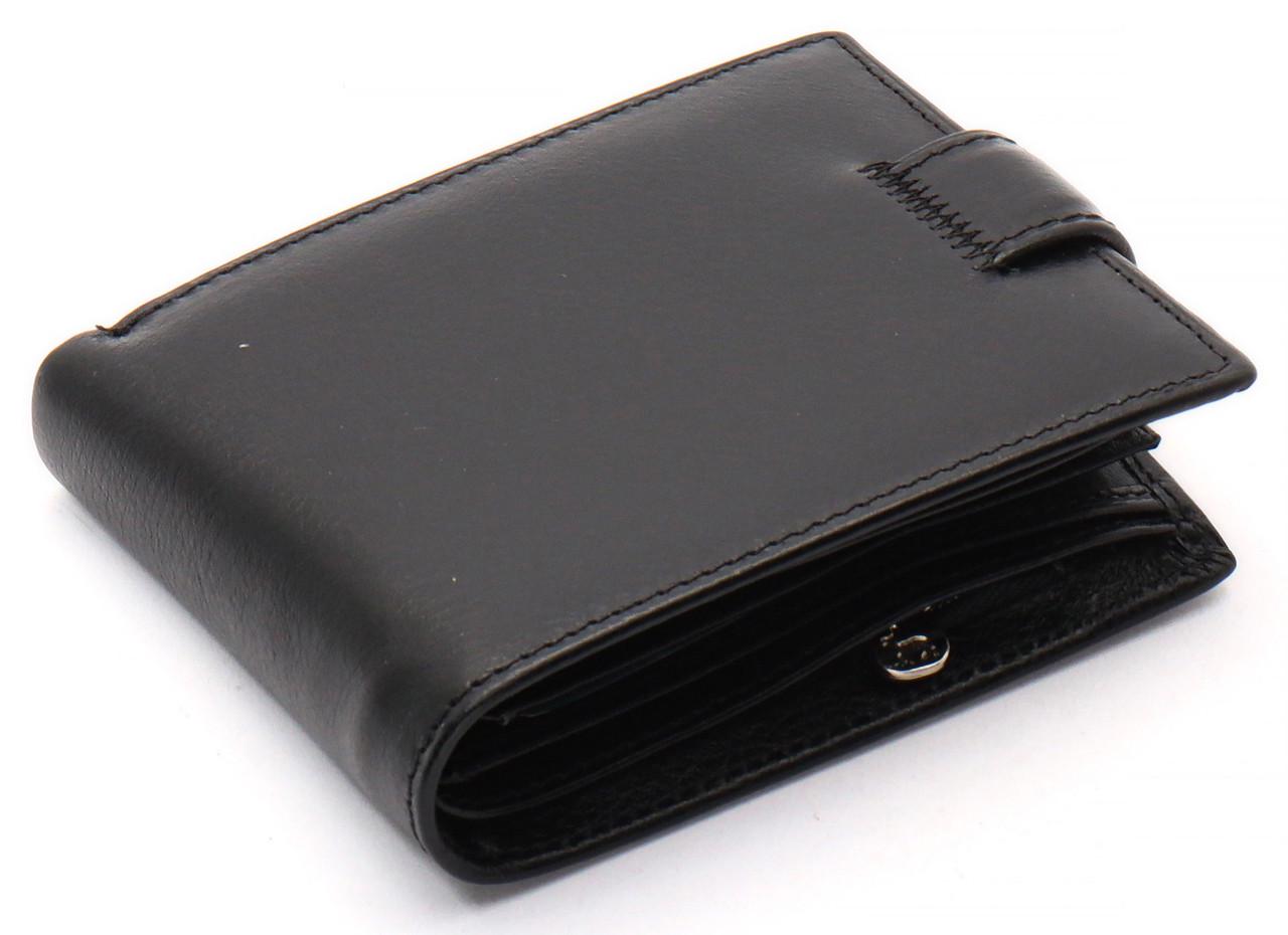 Классическое портмоне Marco Coverna из натуральной кожи Черный (MC-2003Н-1) - фото 4 Классическое портмоне Marco Coverna из натуральной кожи Черный (MC-2003Н-1) - фото 4