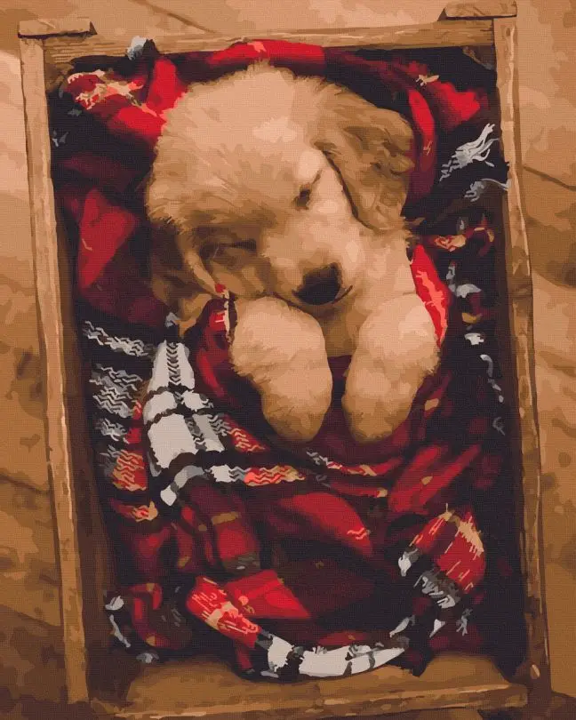 Картина по номерам Brushme Щенок 40x50 см (BRM45058)