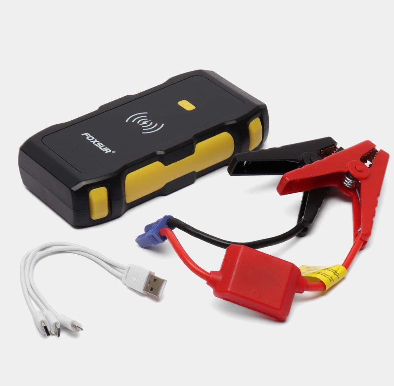 Пускозарядное устройство Foxsur FJS-800 1200A бустер для авто Jump Starter 39800 mAh