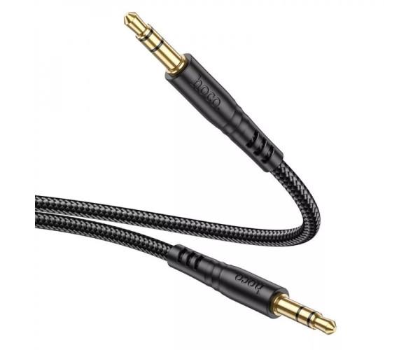 Аудио-кабель Hoco UPA24 Smooth AUX audio cable 1 м Black - фото 3 Аудио-кабель Hoco UPA24 Smooth AUX audio cable 1 м Black - фото 3