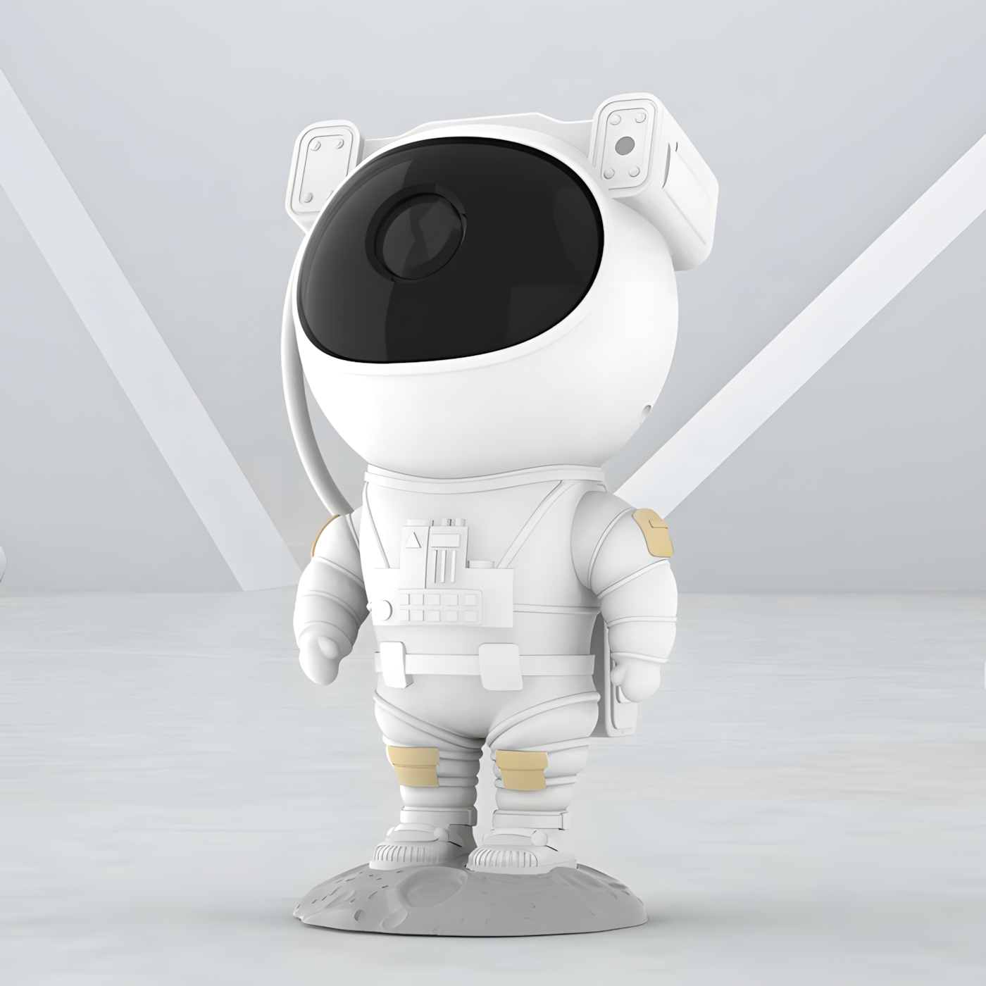 Нічник проектор Космонавт лазерний з проекцією нічного неба та зірок з пультом (0067439)