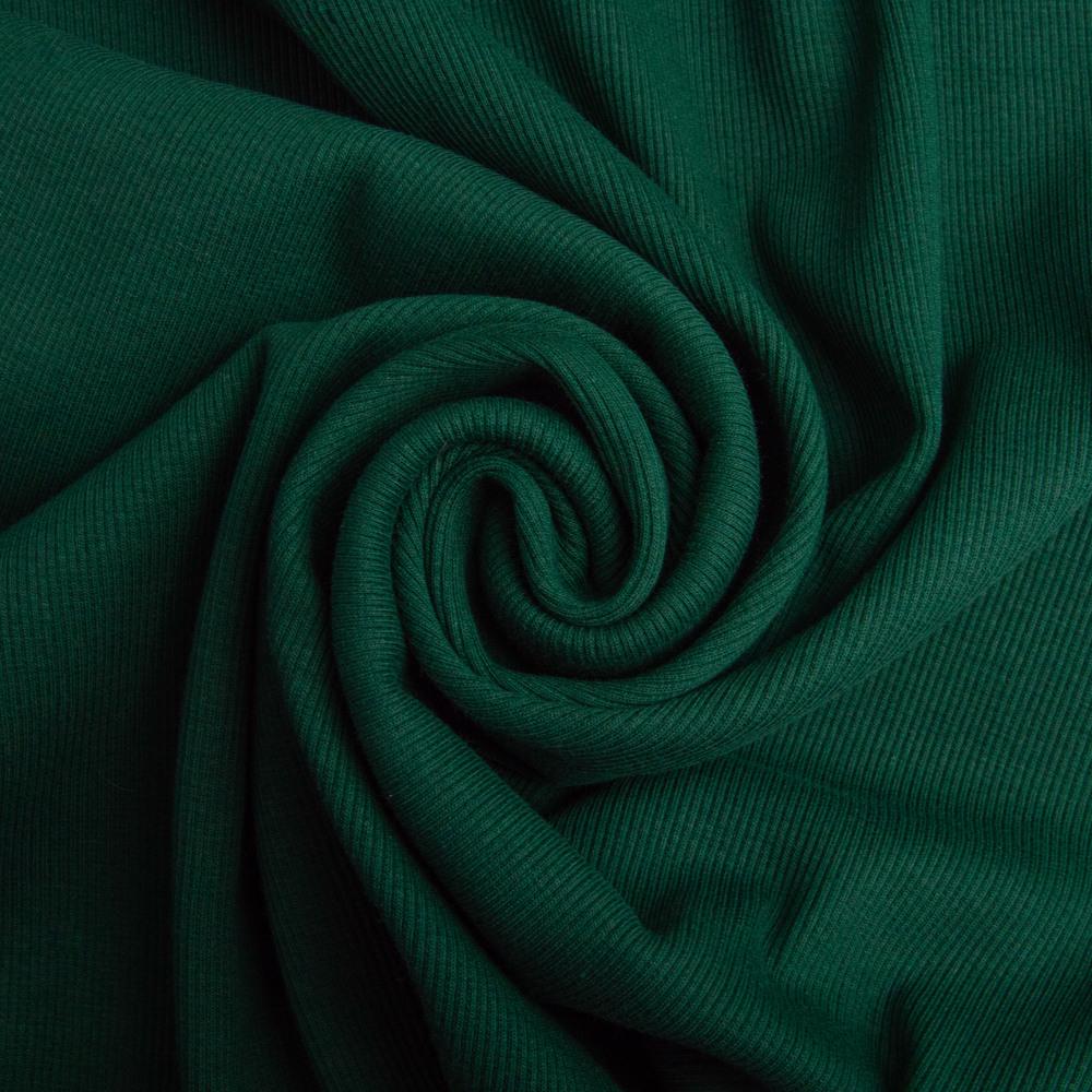 Ткань трикотажная Кашкорсе хлопок 130 см 300 гр/м2 Изумрудный