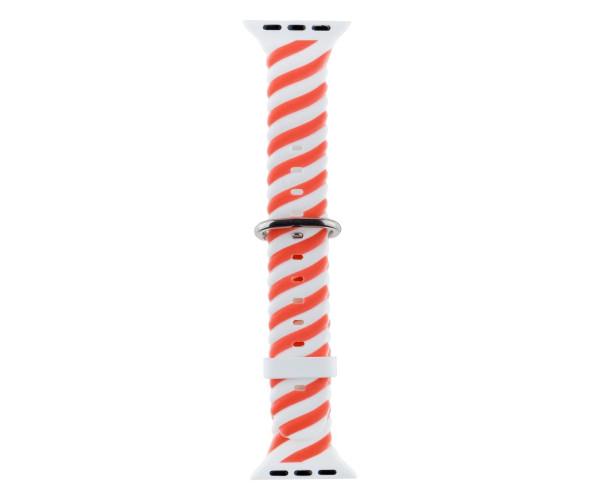 Ремешок Colour Bar для Apple Watch 3 38/40 мм White/Red Ремешок Colour Bar для Apple Watch 3 38/40 мм White/Red