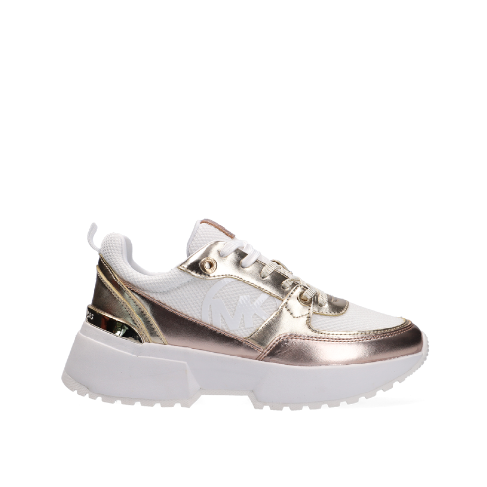 Кроссовки для девочек Michael Kors Cosmo Sport-Gold Monomesh 12-COSMO SPORT-2 р. 39 24,8 см (21899-17026)