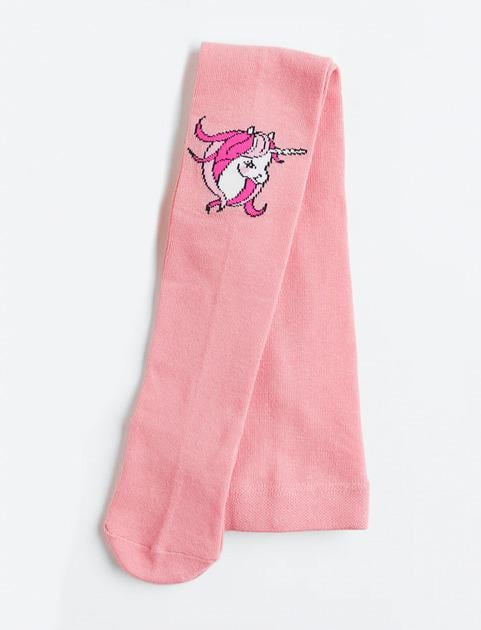 Колготки Единороги на коленях 98-104 см Розовый (619739)