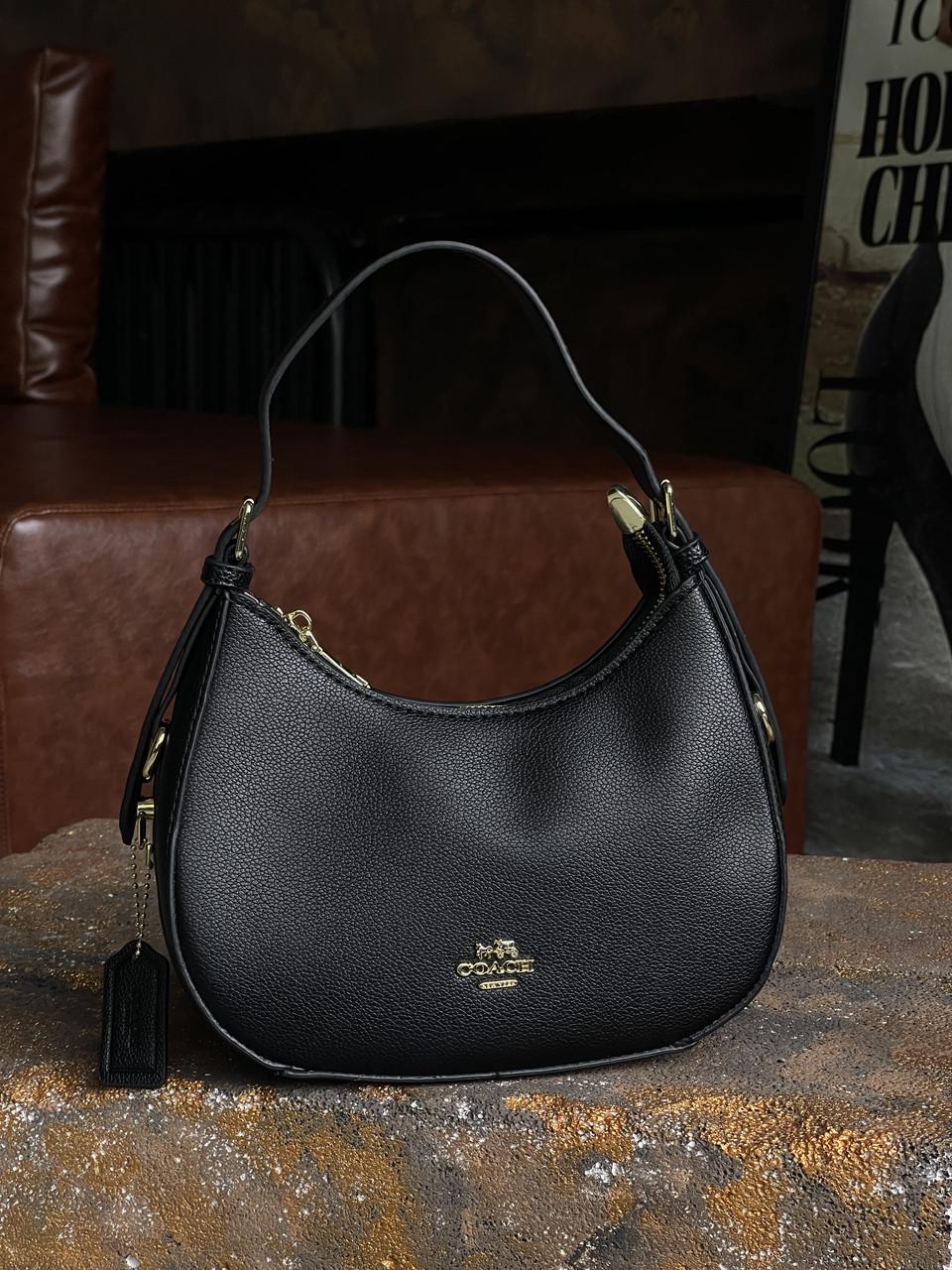Сумка жіноча багет Coach Kleo класична через плечі Коуч Чорний (2796852834) Сумка жіноча багет Coach Kleo класична через плечі Коуч Чорний (2796852834)