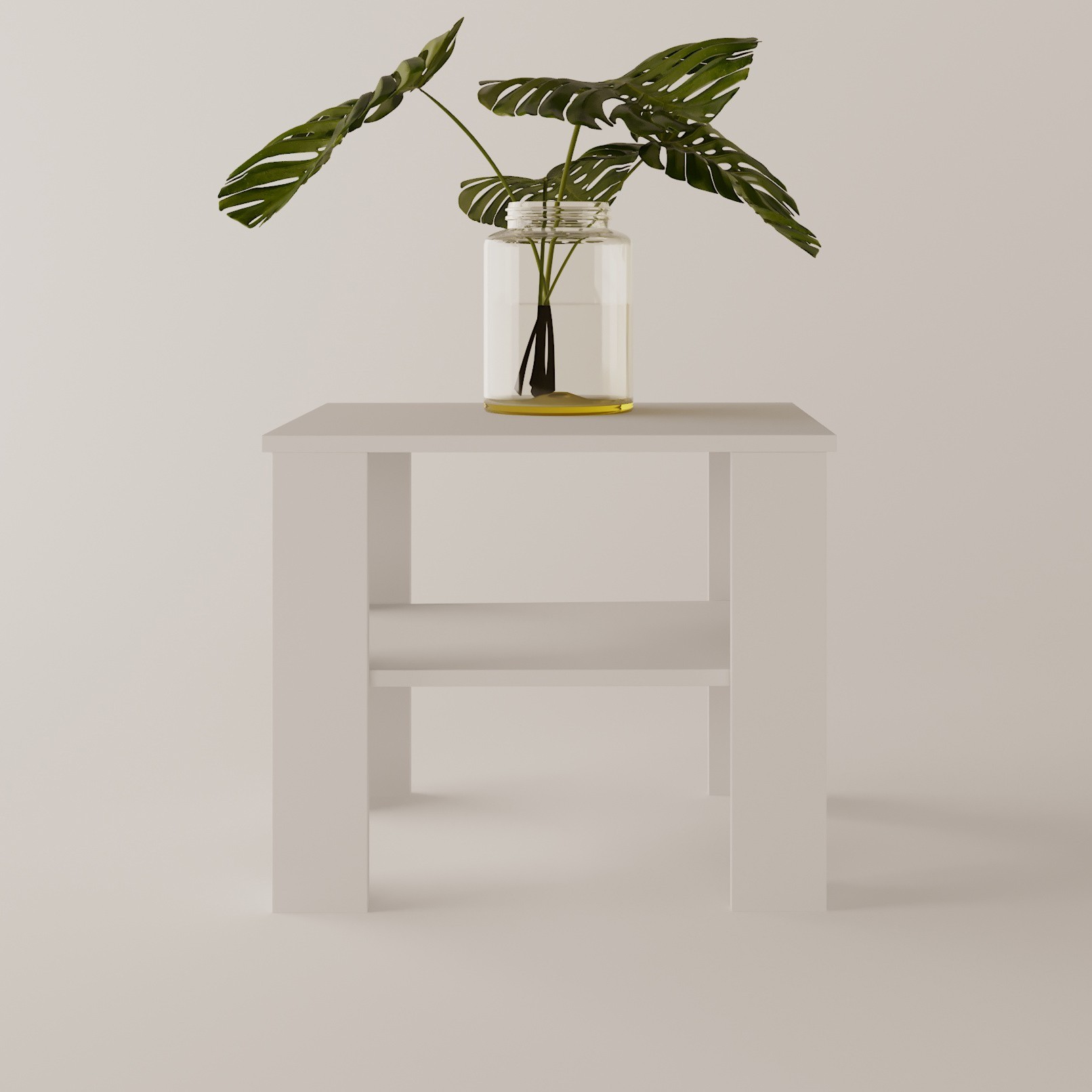 Журнальный стол 500x600x600 мм Белый - фото 2