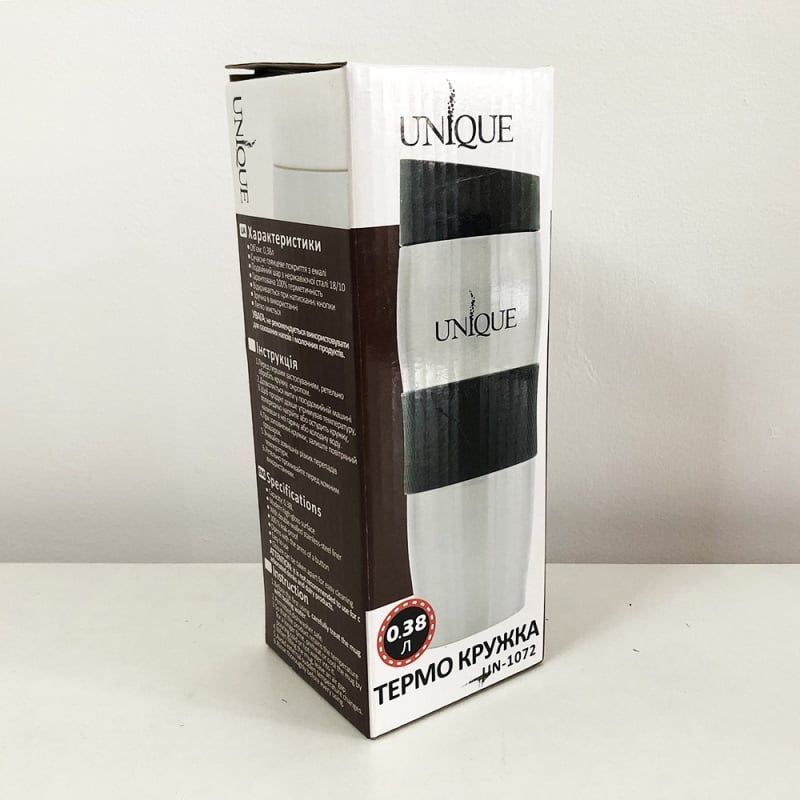 Термокухоль Unique UN-1072 380 мл Black (23252052) - фото 7