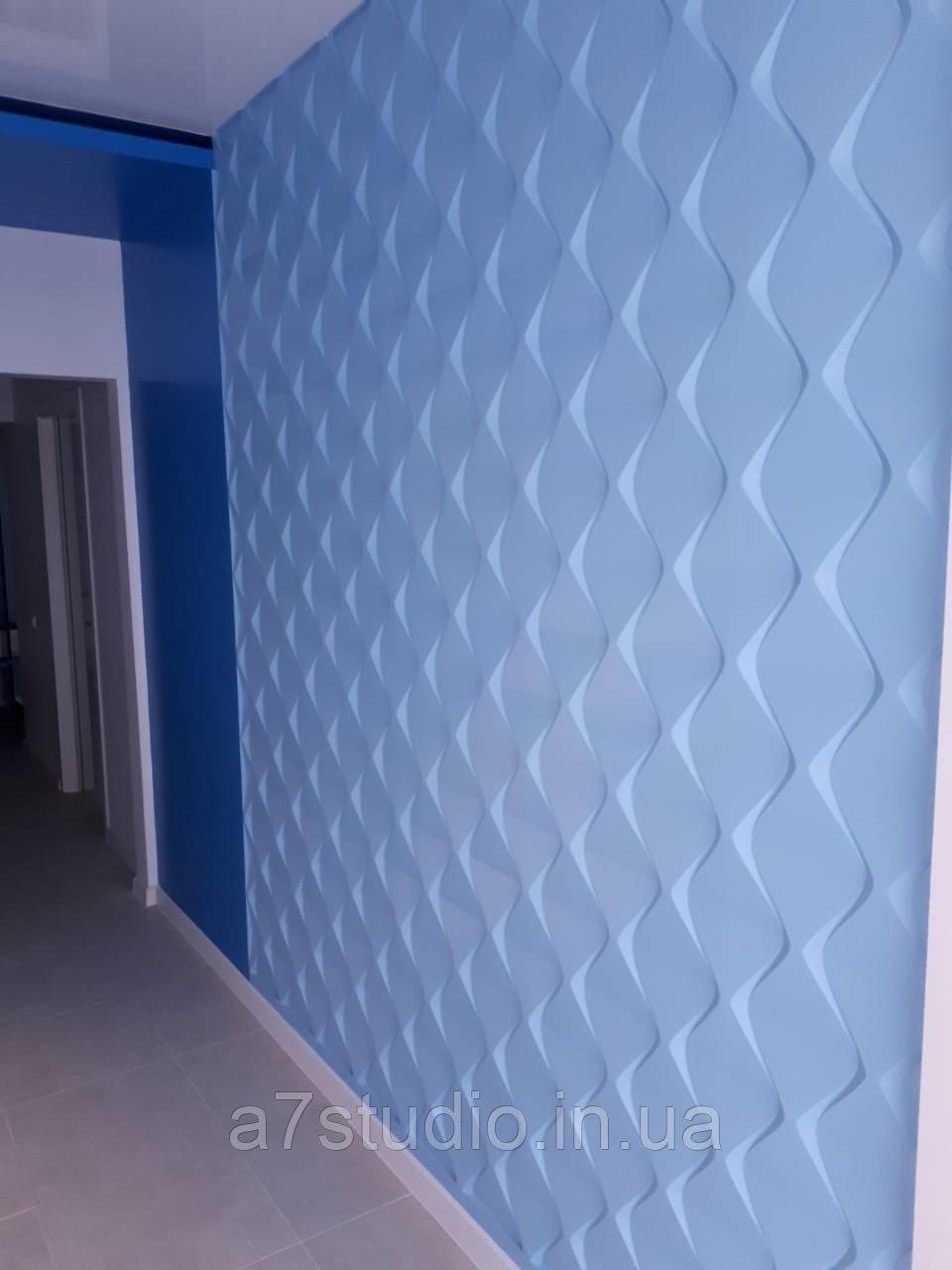 3D панель гипсовая Пирамидки (1034) - фото 2 3D панель гипсовая Пирамидки (1034) - фото 2