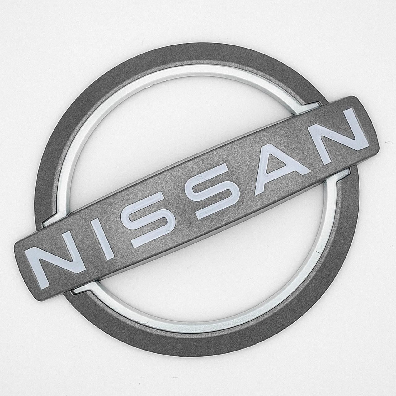 Эмблема Nissan ABS 120х98 мм Серый матовый (2860668899)