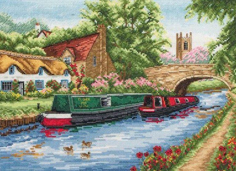 Набор для вышивания крестиком Anchor PCE891 Waterways (16557)