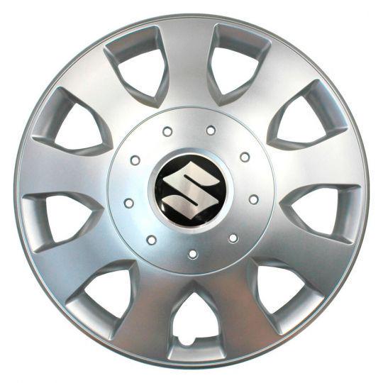 Автомобильные колпаки SKS 400 R16 с логотипом Suzuki 4 шт. Серебристый