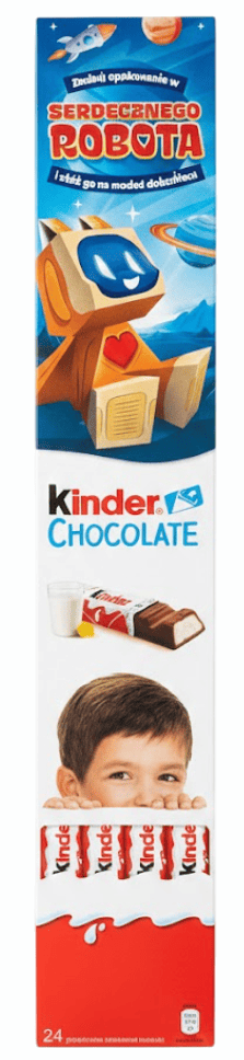 Молочний шоколад Kinder Chocolate 50 см 300 г (2899516635)