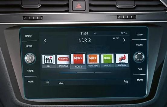 Стекло защитное Pixsel гибридный глянец на монитор Volkswagen TIGUAN 10,9“ 2017-2018