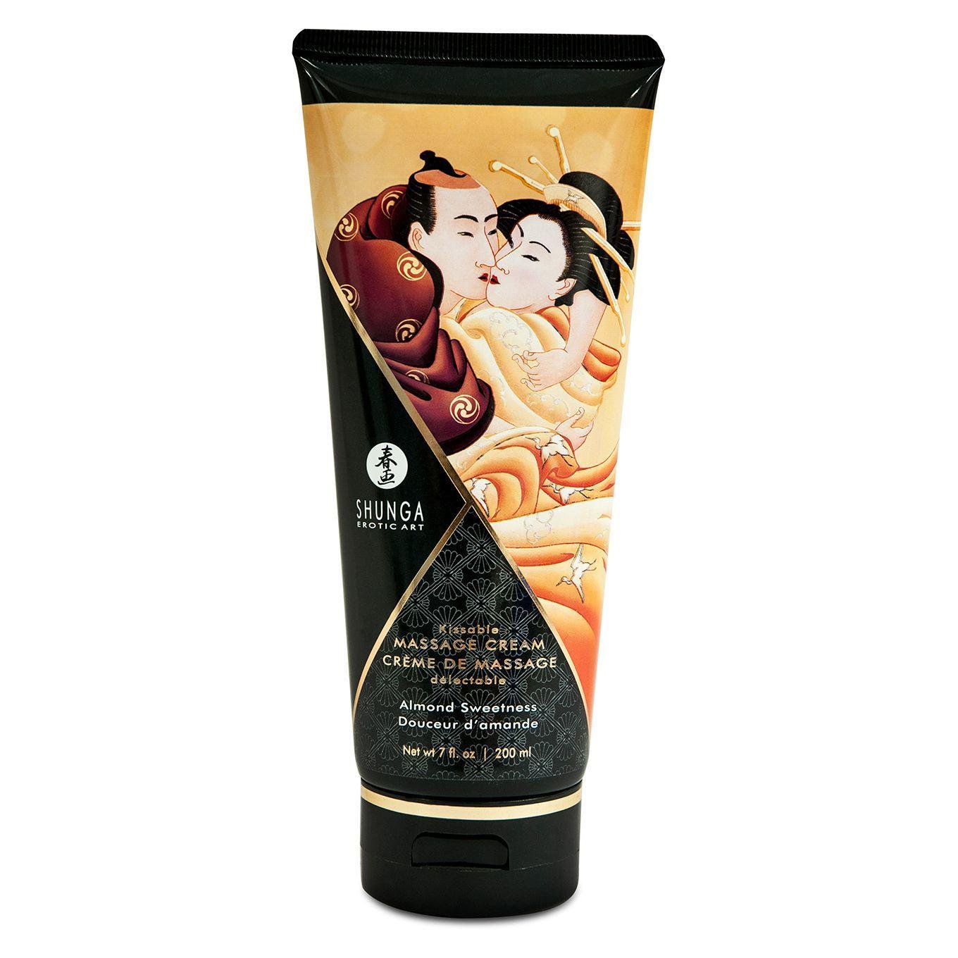 Їстівний масажний крем Shunga Kissable Massage Cream Almond Sweetness 200 мл