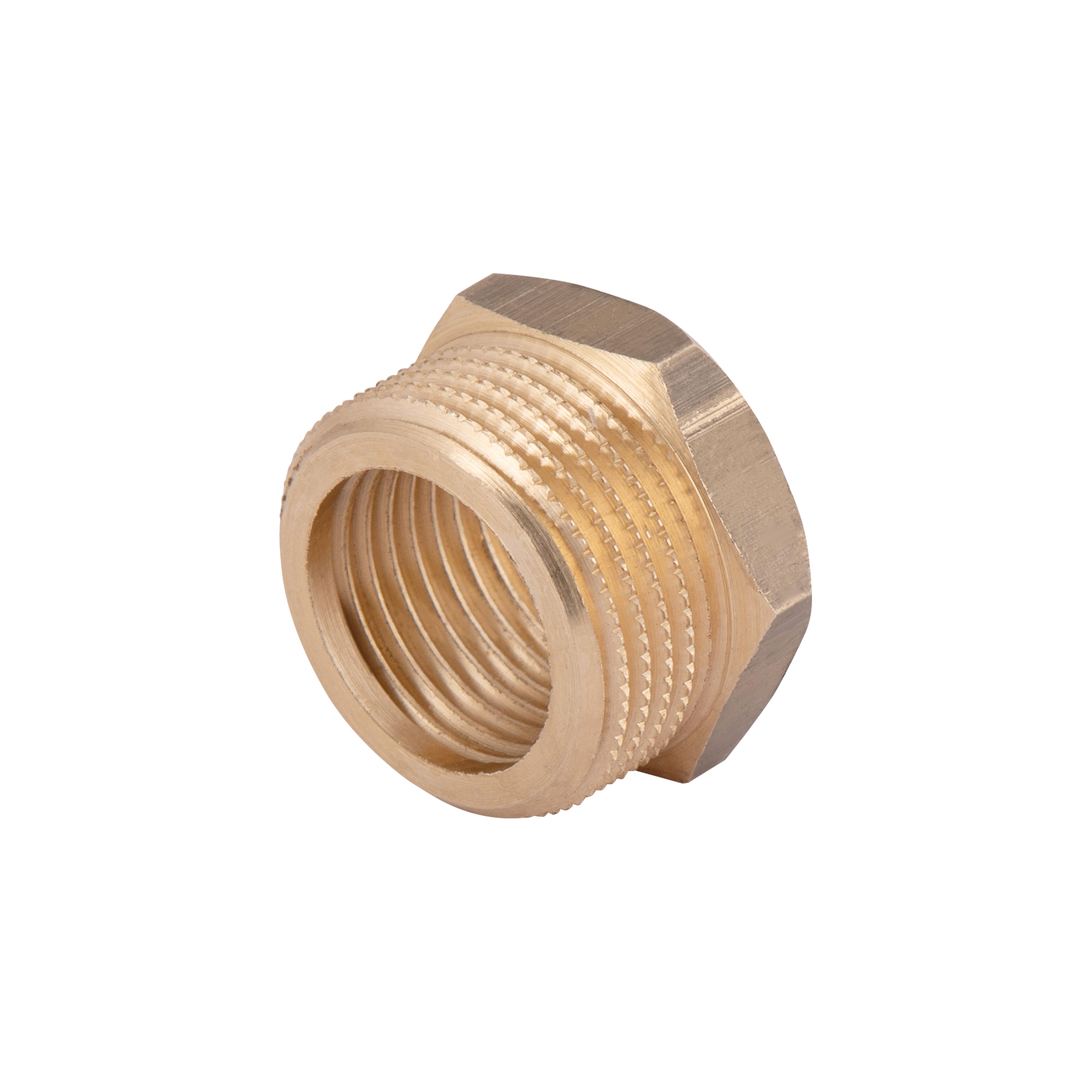 Футорка латунна Thermo Alliance Standart 3/4" З х 1/2" В Жовтий (SD4232015)