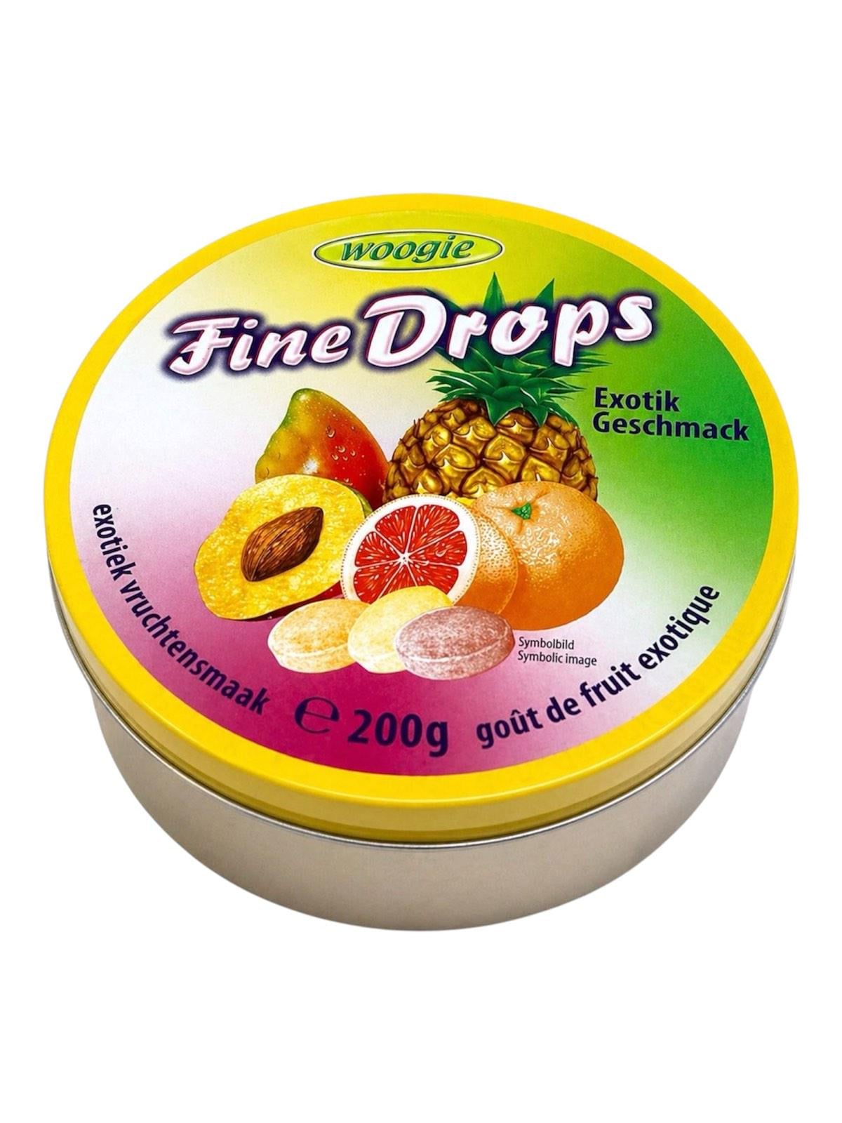 Леденцы Woogie Fine Drops Exotik Geschmack фруктовые 200 г (60594) Леденцы Woogie Fine Drops Exotik Geschmack фруктовые 200 г (60594)