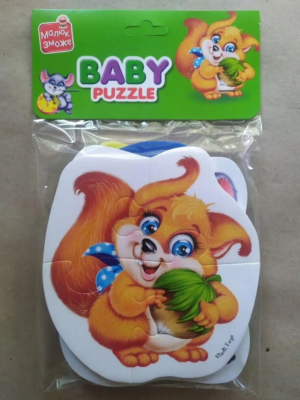 Комплект бебі пазлів Vladi Toys Пухнастики VT1106-89 та Лісові мешканці VT1106-79 - фото 4 Комплект бебі пазлів Vladi Toys Пухнастики VT1106-89 та Лісові мешканці VT1106-79 - фото 4