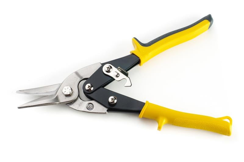 Ножиці по металу Сила CrV прямі 250 мм (310739)