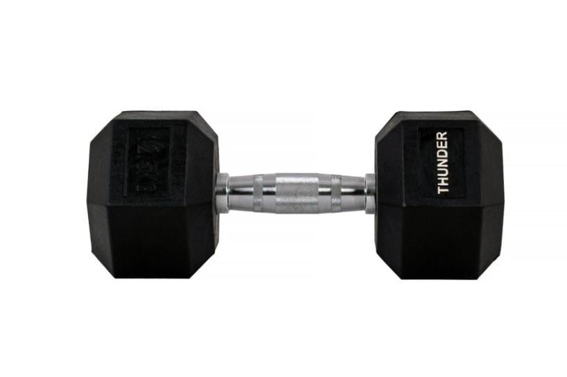 Гантель шестигранный Thunder 12,5 кг (HEXAGONAL-DUMBBELLS-12,5K) - фото 1 Гантель шестигранный Thunder 12,5 кг (HEXAGONAL-DUMBBELLS-12,5K) - фото 1
