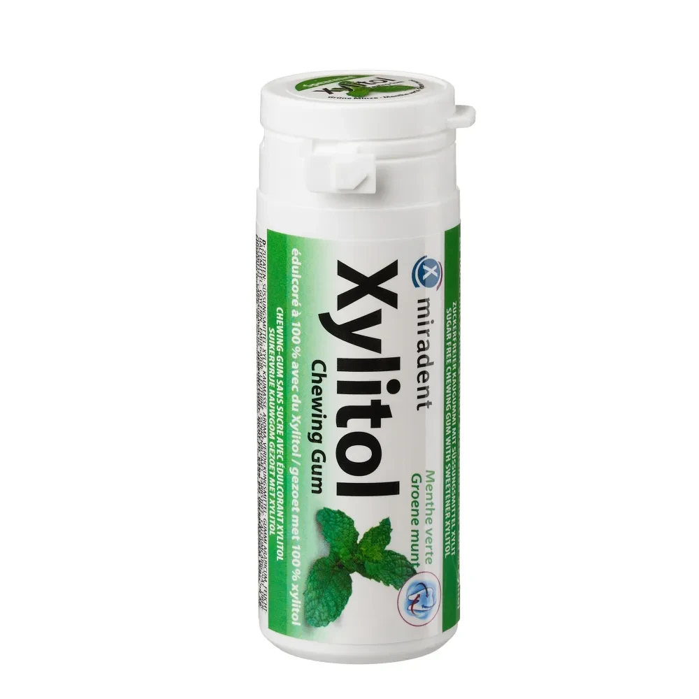 Жувальна гумка Miradent з ксилітолом Xylitol Chewing Gum Spearmint 30 шт. (2224106619)
