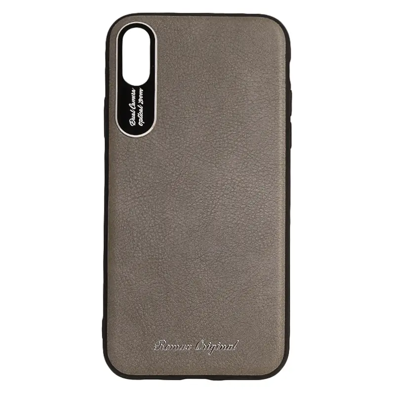 Чехол Remax RM-1666 Yiming iPhone X серый (2000700005938)