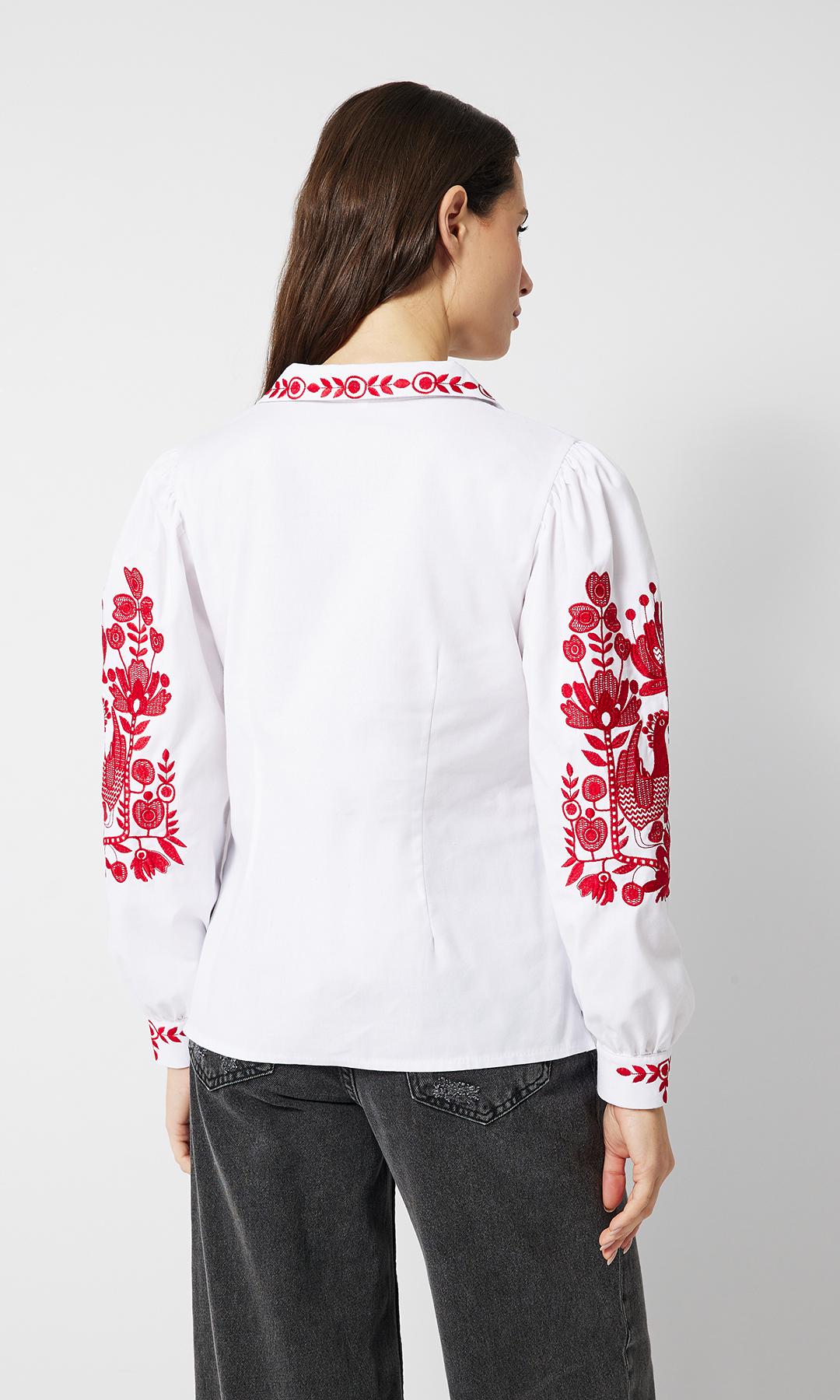 Вишиванка жіноча Вишиваночка р. 54 Білий (5110-2) - фото 4