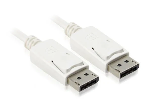 Кабель цифровой I-Taki DisplayPort версия 1. 2 штекер/штекер Ø 6 мм 21, 6 Гбит/с 2 м Белый (000027633)
