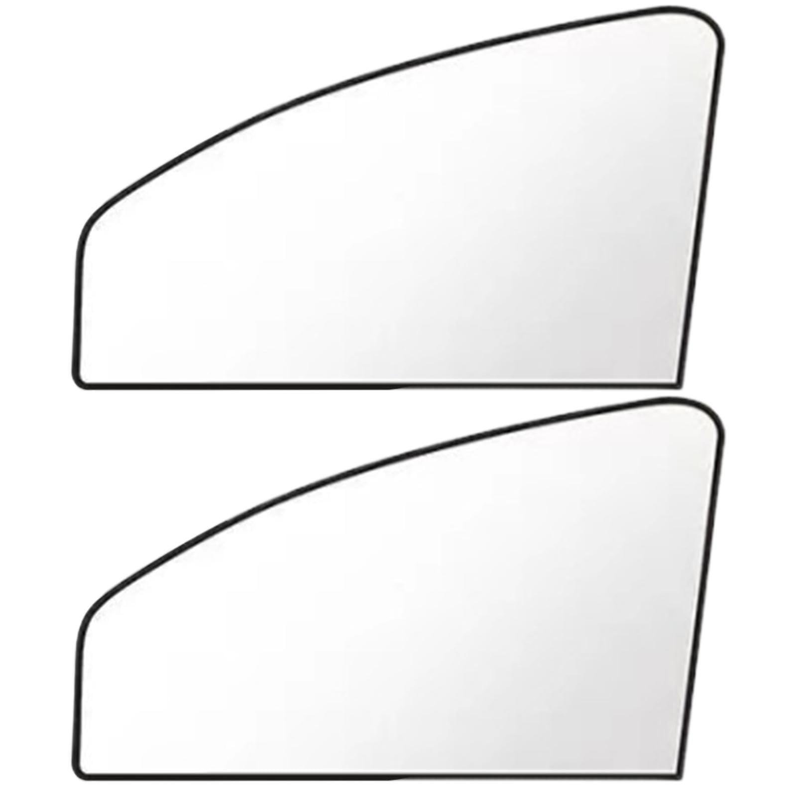 Шторки сонцезахисні MagneticCar на передні бокові вікна 2 шт. Титанове срібло/Чорний (2306)