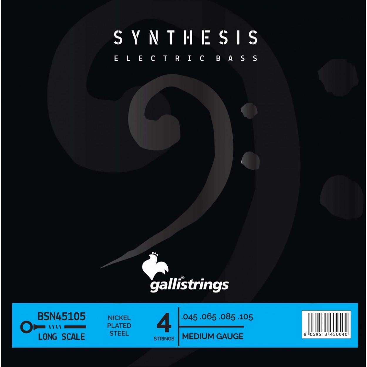 Струни для бас-гітари GalliStrings BSN45105 4 Strings Medium (58960)