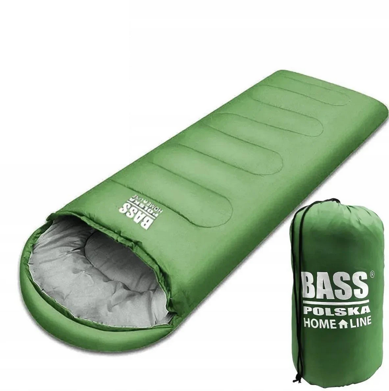 Спальный мешок Bass Polska 2в1 с капюшоном 210х70 см (BH 41998)