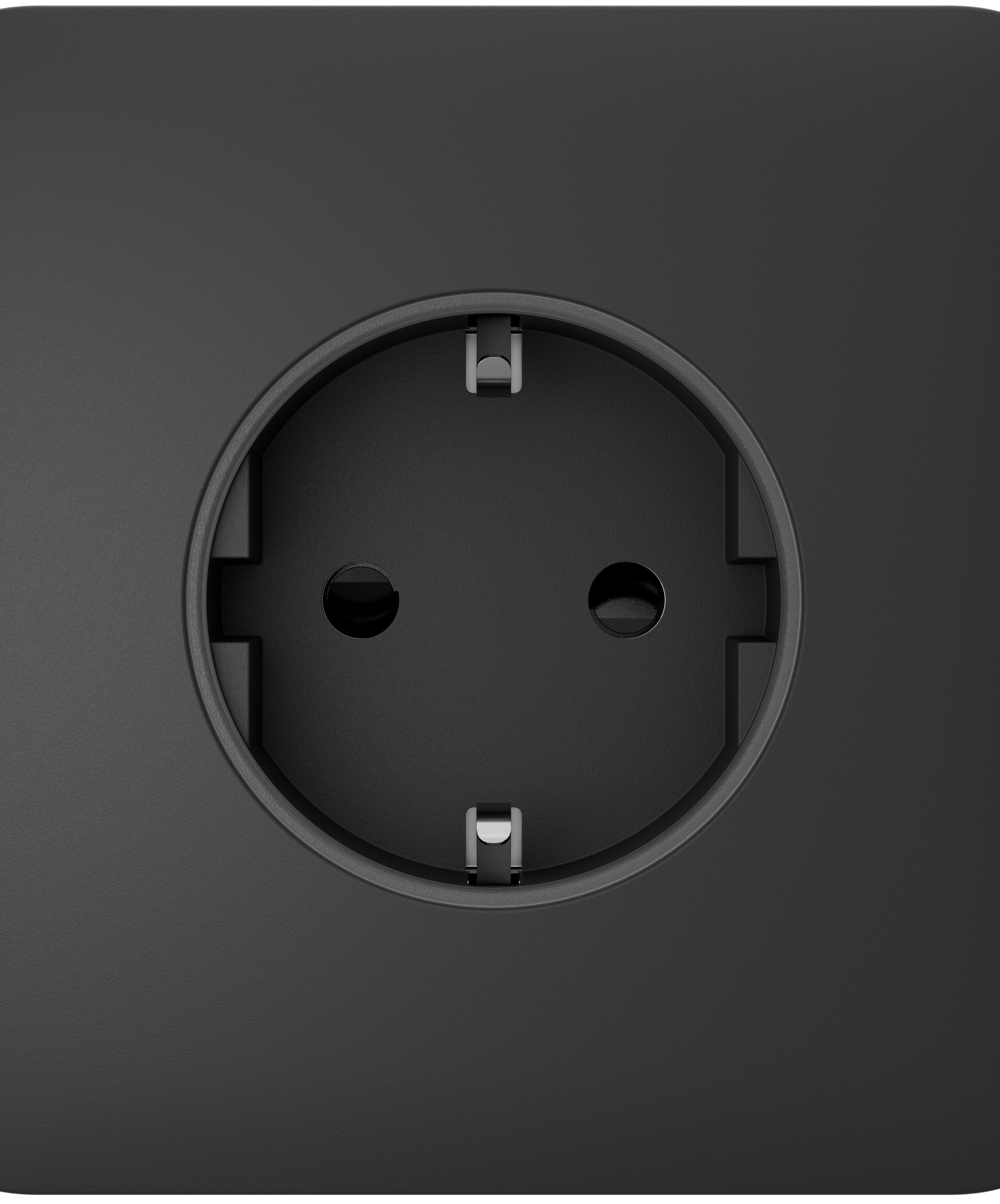 Панель центральная для встроенной розетки Ajax CenterCover Basic Graphite (17002)