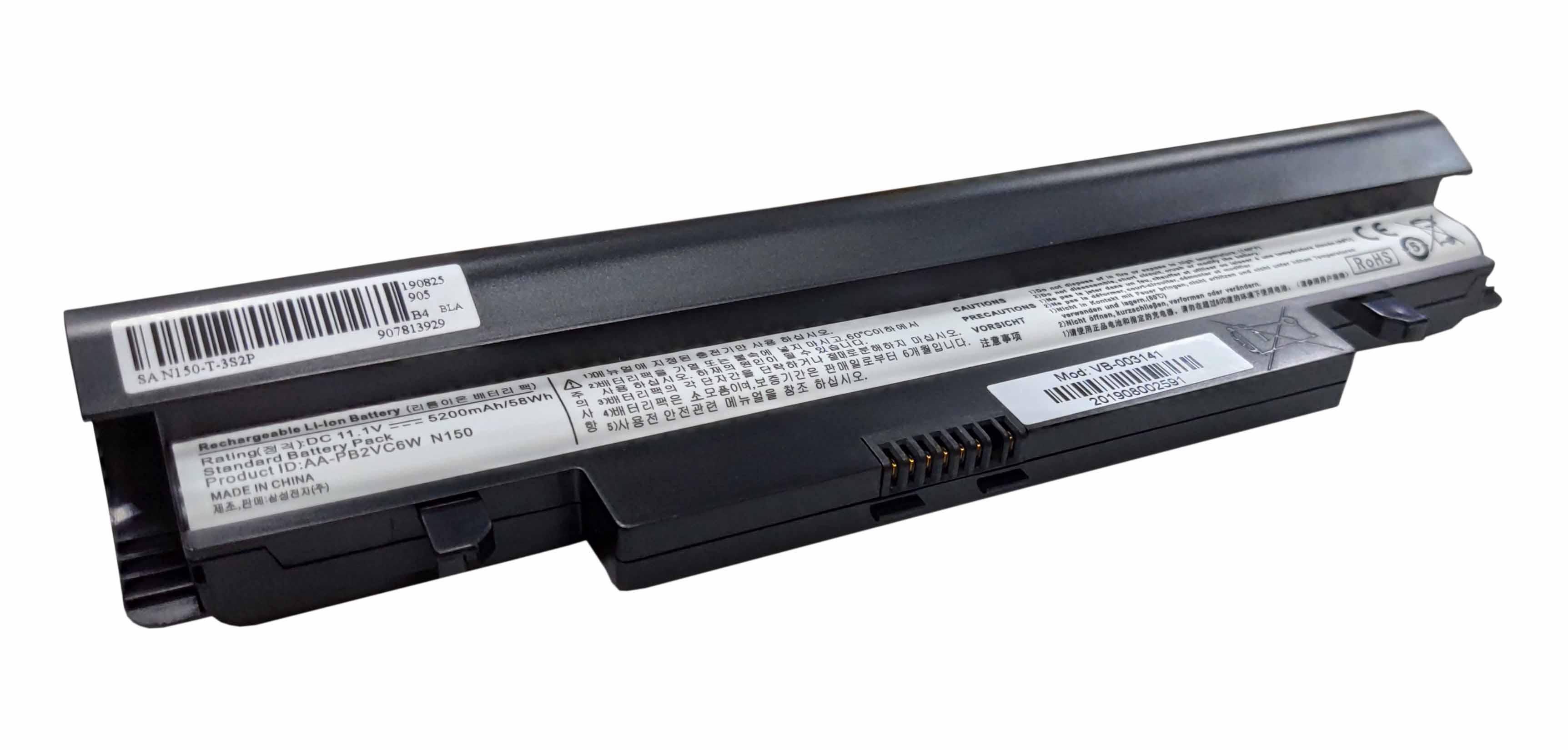 Акумулятор для ноутбука Samsung AA-PB2VC6B N100 11.1V Black 5200mAh OEM - фото 1