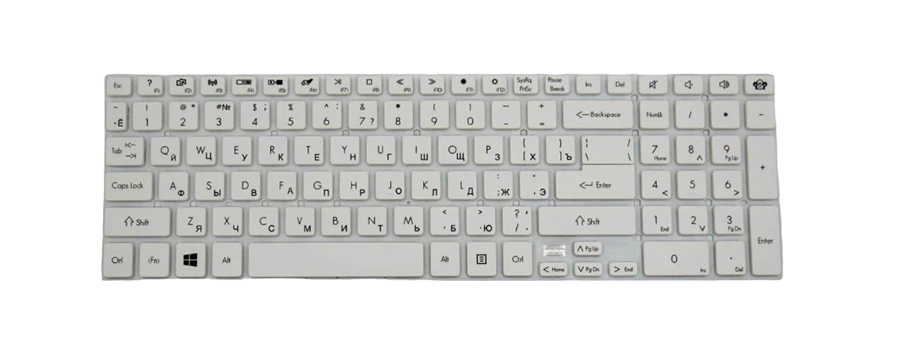 Клавиатура для ноутбука Acer Packard Bell EasyNote LS11SB матовая (KB.I170G.310)