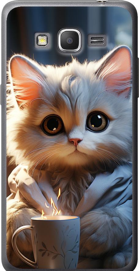 Чехол на Samsung Galaxy J2 Prime White cat (5646t-466-42517)