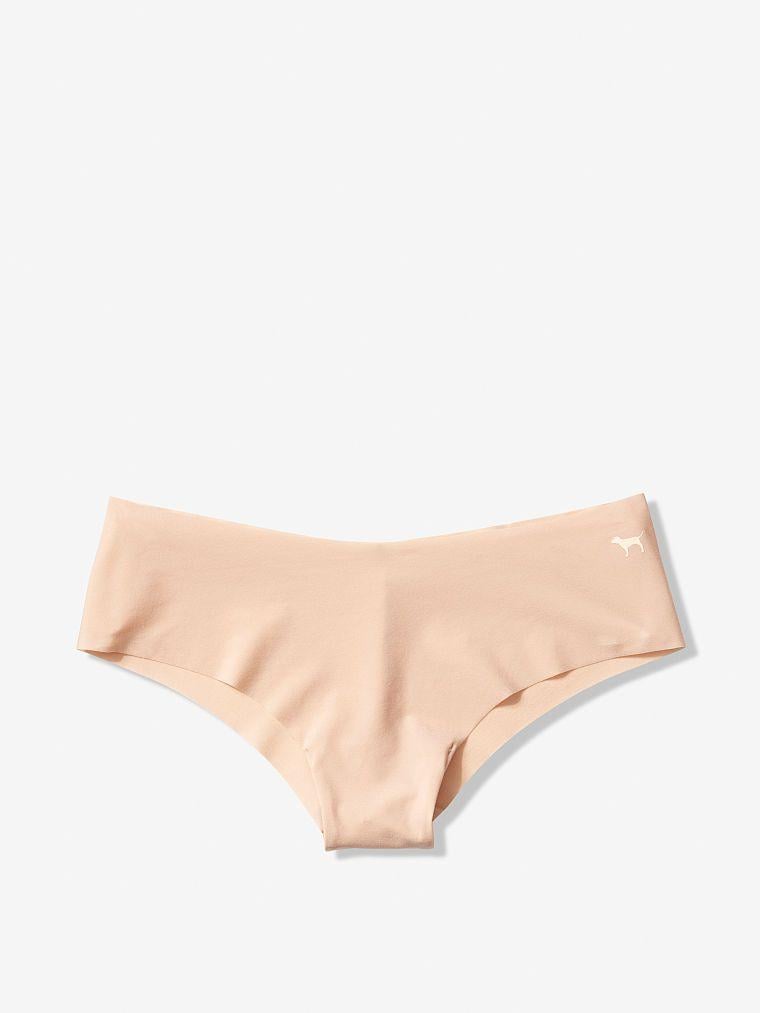 Трусики бесшовные Victoria's Secret No-Show Cheeky Light Beige S Бежевый (26486596) (26486596)