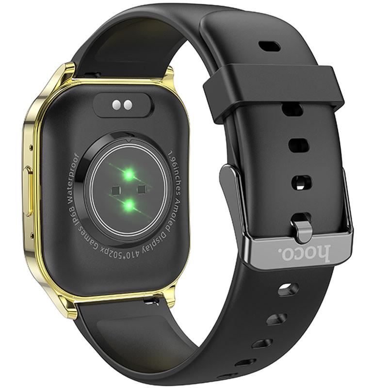 Смарт-годинник Hoco Smart Watch Y19 Amoled Smart sports watch Bright Gold (00000067618_2) - фото 2