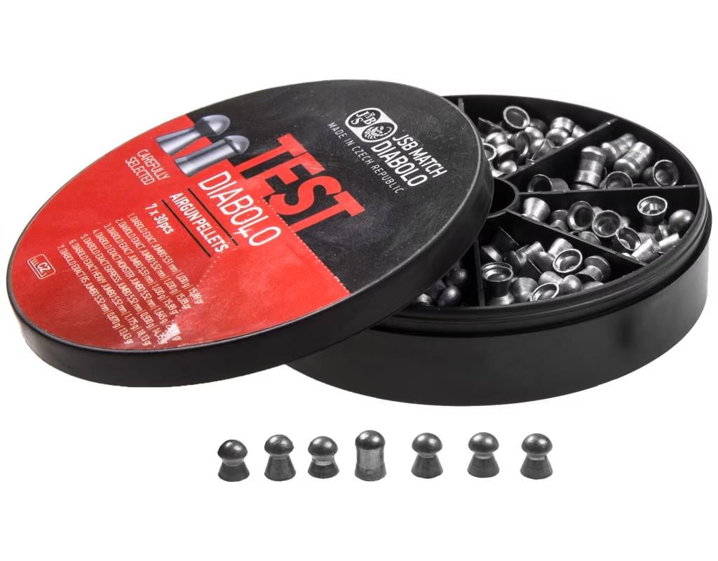 Кульки для пневматичної зброї JSB Diabolo Test Exact Jumbo 1,03 г калібр 220 мм 210 шт. (27630726) - фото 2 Кульки для пневматичної зброї JSB Diabolo Test Exact Jumbo 1,03 г калібр 220 мм 210 шт. (27630726) - фото 2