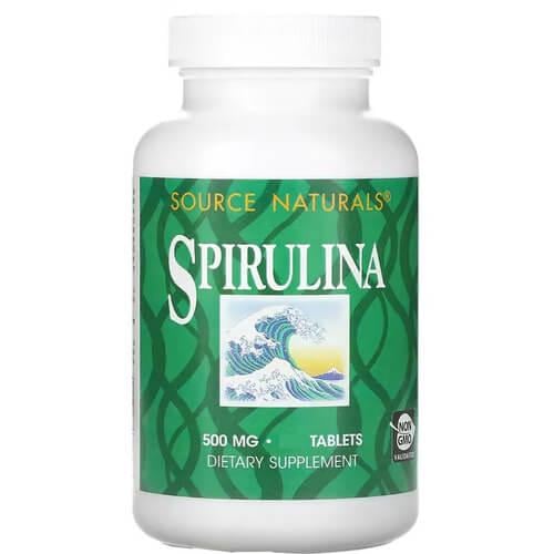 Спіруліна Source Naturals Spirulina 500 мг 100 табл. (SNS-006374)