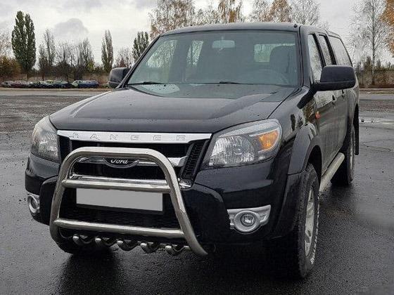 Кенгурятник QT008 CAN для Ford Ranger 2007-2011 гг. нержавеющая сталь Хром