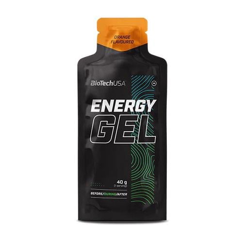 Энергетический гель с L-карнитином без кофеина BioTech Energy Gel 40 г Апельсин