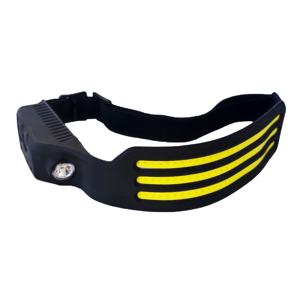 Фонарик на голову сенсор 2в1 влагостойкий 3хСОВ (6159)