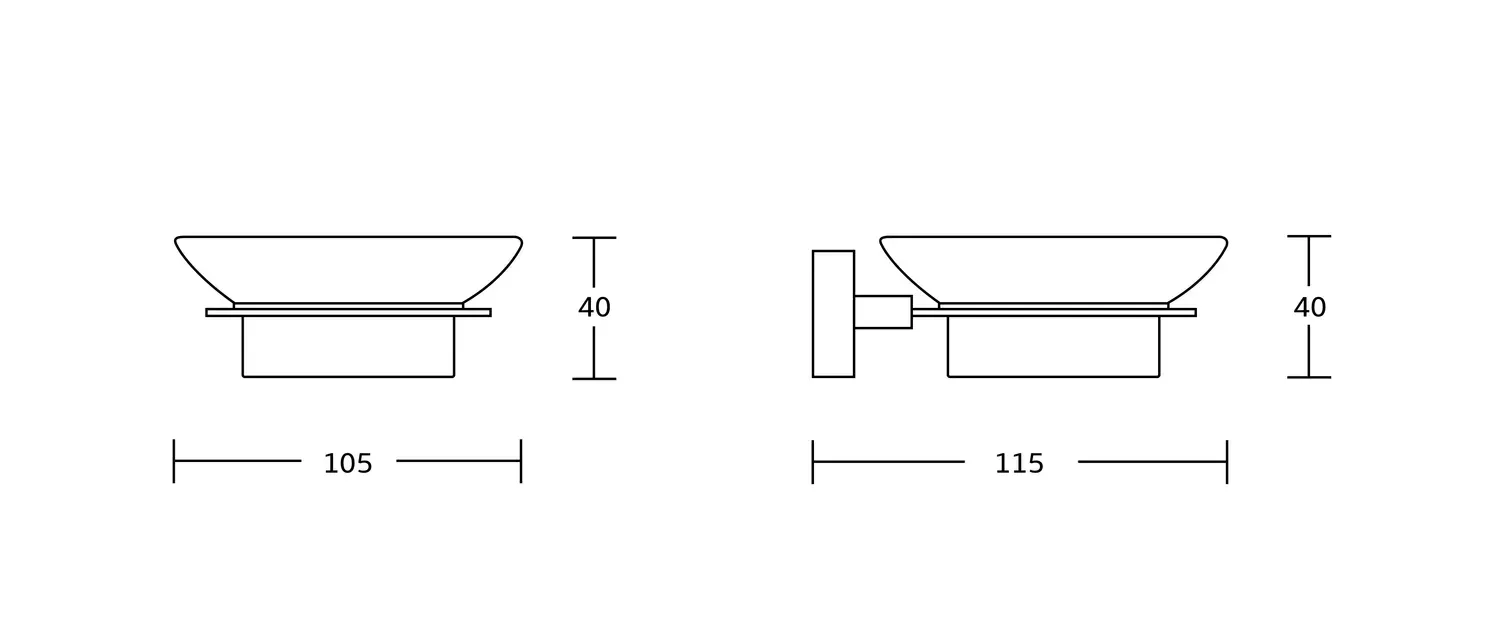 Мыльница VBI MERCURY Gold (VBI-040205GL) - фото 2