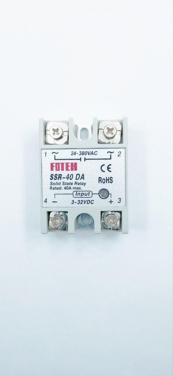 Реле твердотільне SSR-40DA-H однофазне 40А 3-32 VDC (16433)