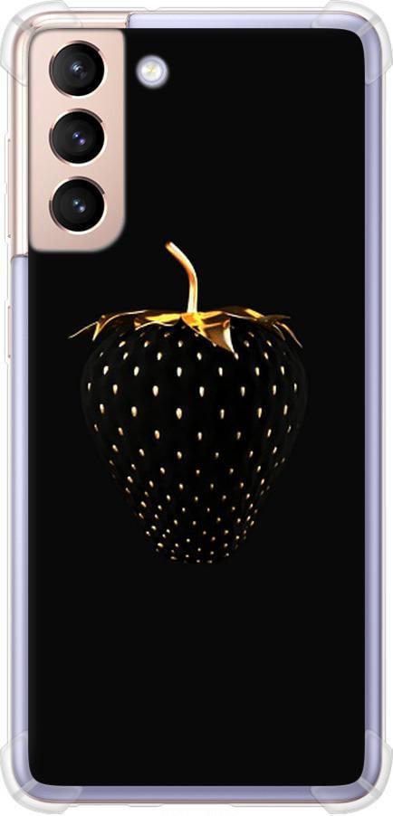 Чехол на Samsung Galaxy S21 Черная клубника (3585sp-2114-42517)