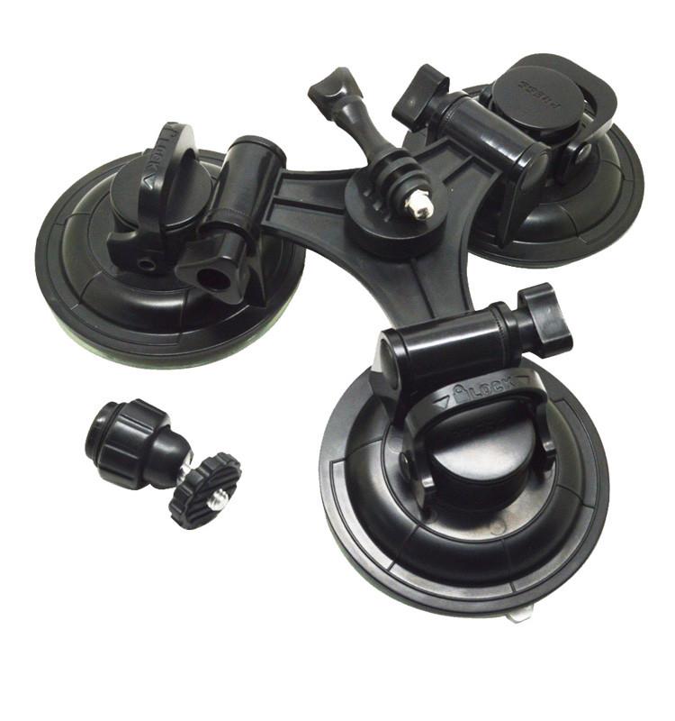 Присосок тройной усиленный для GoPro SJCAM XIAOMI Removable Tri-angle suction kr (2281678968)