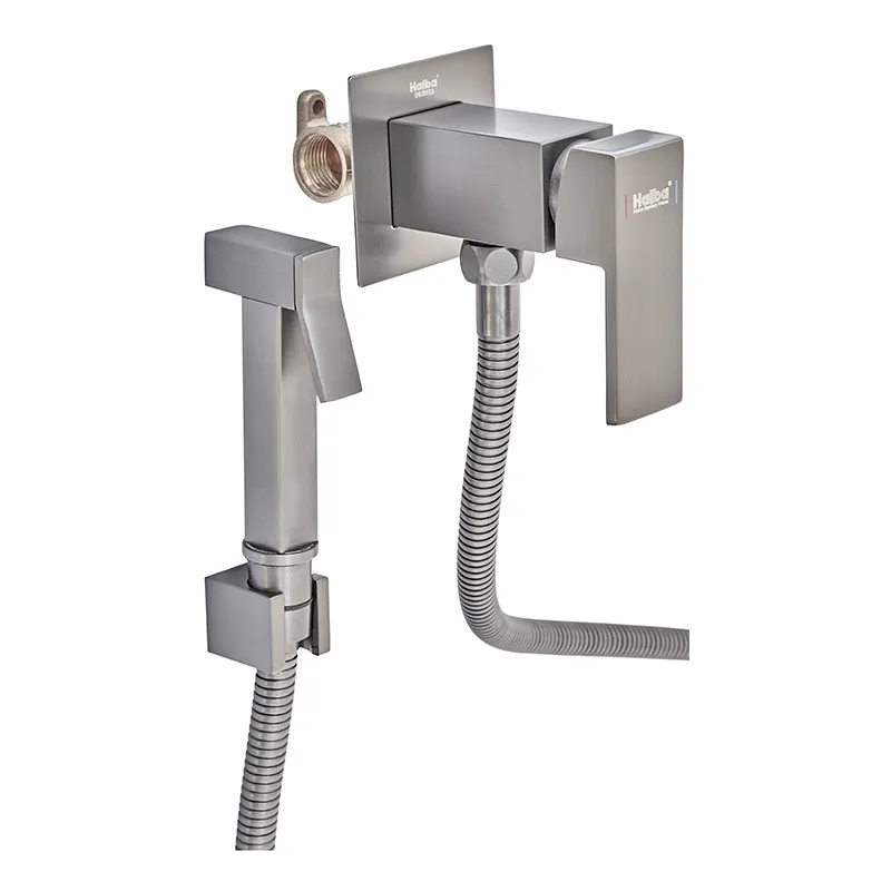 Змішувач для біде Haiba Kubus 002 Inner Graphite (HB4003)